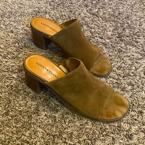 Lucky Brand Clunky Heeled Sandals, 11, Brand New